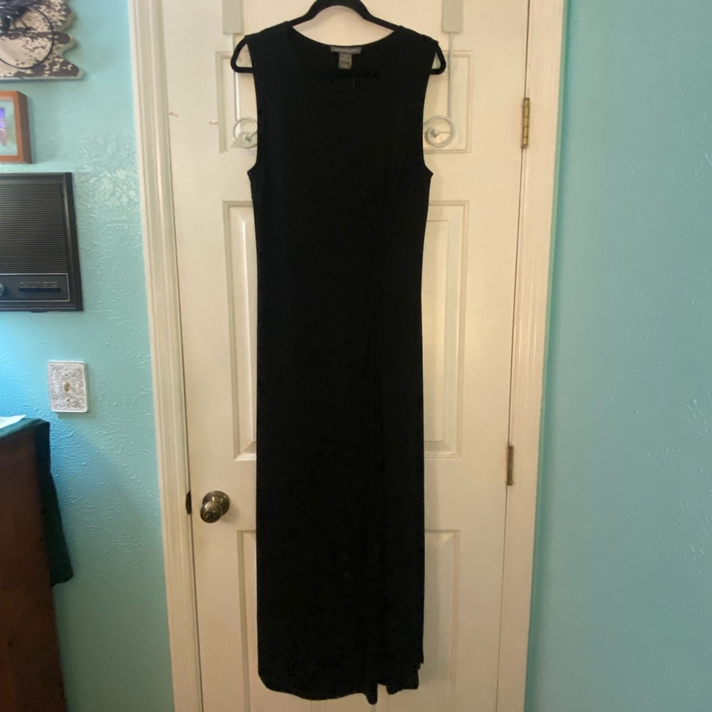 Kate & Mallory Classic Black Maxi Dress